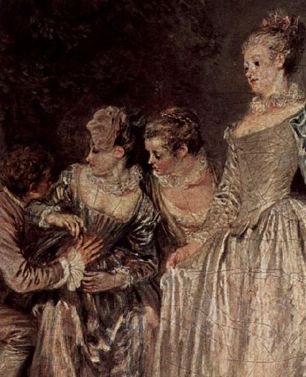 Jean-Antoine Watteau Venezianische Feste oil painting image